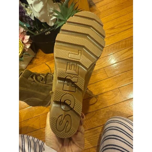 nwob Joan of Arctic Wedge ll tan Ankle waterproof boots size eu 38 us 7 (bot1400 - Picture 9 of 10